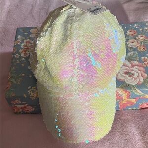 Forever 21 Sequin Baseball Cap